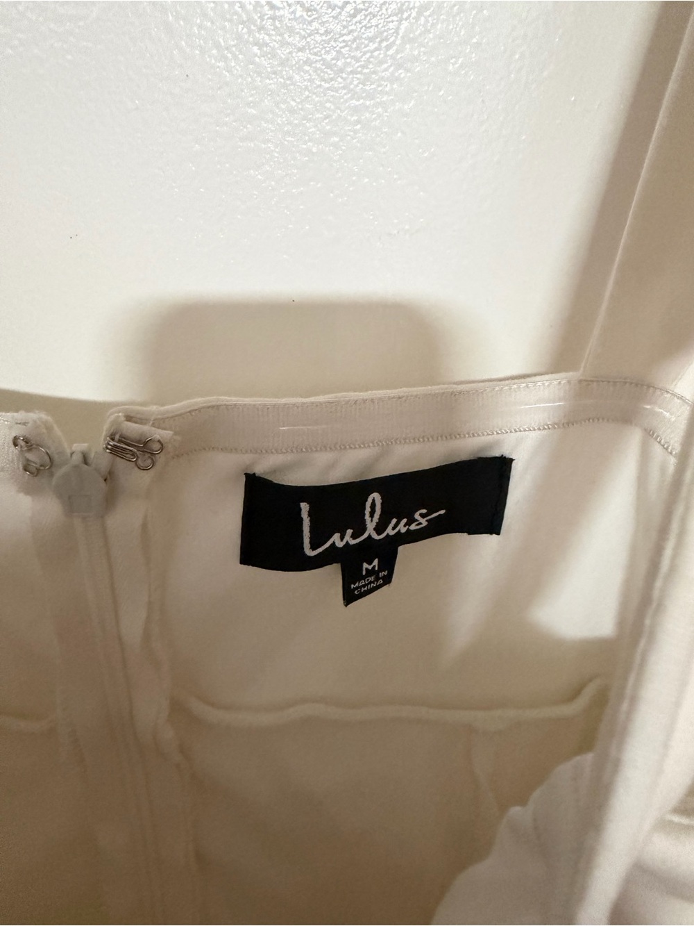 Lulu's Cream Ruffle-Hem Mini Dress - Picture 4 of 5